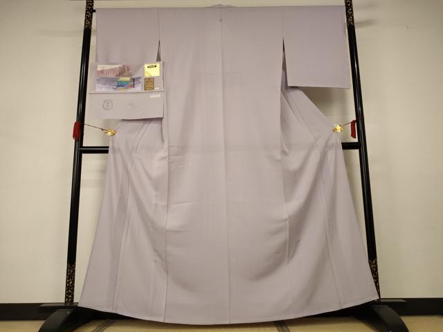 平和屋着物＊夏物　色無地　絽　桜鼠色　証紙付き　正絹　逸品　未使用　AABA9284jd