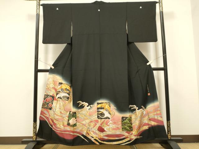 【値下】山本寛斎 着物 山本寛斎 振袖 帯セット - メルカリ