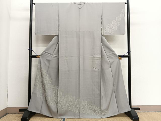 平和屋着物●訪問着　雪輪文様　正絹　逸品　BAAM7815pm