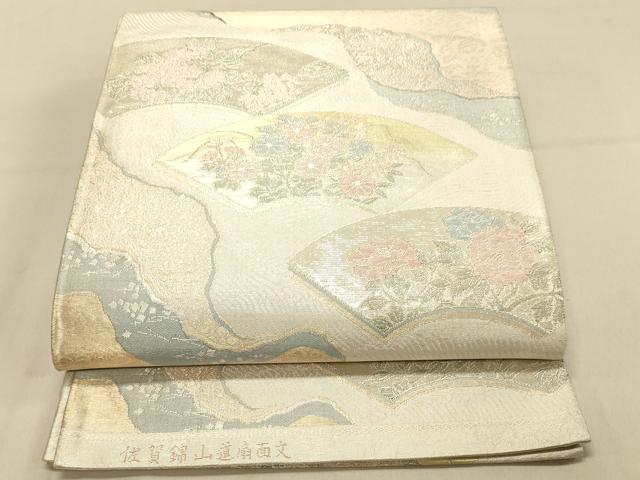 ■■■　サイズ　■■■ 長さ 440cm 幅 31cm程 ■■■　商品詳細　■■■ 【正絹】 詳細に関しましては、画像をご確認ください。 大変上質な逸品になります。 お安く出品致しますので、是非この機会にいかがでしょうか？ ■■■　注意事項　■■■ ■モニター発色の具合により色合いが異なる場合がございます。 ■寸法は多少の誤差が生じる場合がございますのでご了承ください。 ■縫込みの長さが左右非対称の場合は短い部分を記載しております。 左右非対称であってもご返品・お値引き等の保証は出来かねますので、ご了承の上ご購入をお願い致します。 ■シミ等のチェックには注意を払っておりますが、見落としがある場合もございますし、個人の見解も様々ですので神経質な方のご購入はお控えください。 ■箪笥に入っておりました着物や帯なので畳みシワや匂いがあるものもございます。 ■お休みは基本的に土日祝となりますが、その他臨時でお休みする場合がございますのでご了承ください。 ■商品の発送は平日のみの発送となります。 ■夜間と土曜、日曜日はお問い合わせの回答が遅れる場合がございます。 ■当店では、お直し、紋入れ、お手入れ等は承っておりません。 ■生地の状態（ヤケ、経年劣化等）によってはサイズ直しが出来ない場合がございます。 その点もどうかご了承のうえ、ご購入をお願いいたします。 ■弊社で取り扱う商品は一点ものにつき、時期や在庫状況に応じて金額が変更となる場合がございます。 ■検針は行っておりません。予めご了承いただきますようお願いいたします。 ■【洗える着物】と記載のある商品におきましては、商品お届け後に洗濯を行ってしまってからのご返品にはご対応しかねます。 念の為、専門店でのお手入れをお願いいたします。 ■着物のサイズ目安は下記を参考ください↓ ＜女性着物＞　お端折り次第で＋5cm　−1cmが着用可能サイズ 　例）身丈170cmの場合、身長160cm〜175cm ＜男性着物＞　身丈＋約25cm〜27cm程が適応身長 　例）身丈155cmの場合、身長180〜182cm
