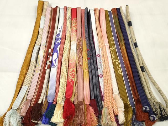 Other - 平和屋着物●和装小物　帯締め20本セット　高麗組　観世組　あわじ玉　小田巻　金糸　逸品　DABC1046zzz