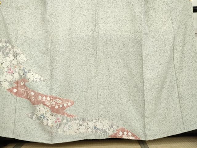平和屋の平和屋着物●訪問着　辻が花　絞り　正絹　逸品　AABL0222cs｜アングル3