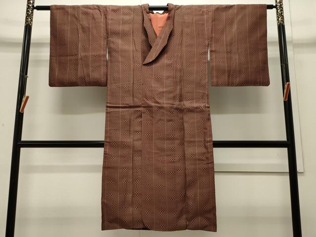 Coat - 平和屋着物∞道行コート　吉祥間道　ロング丈　正絹　逸品　CAAW4910dy