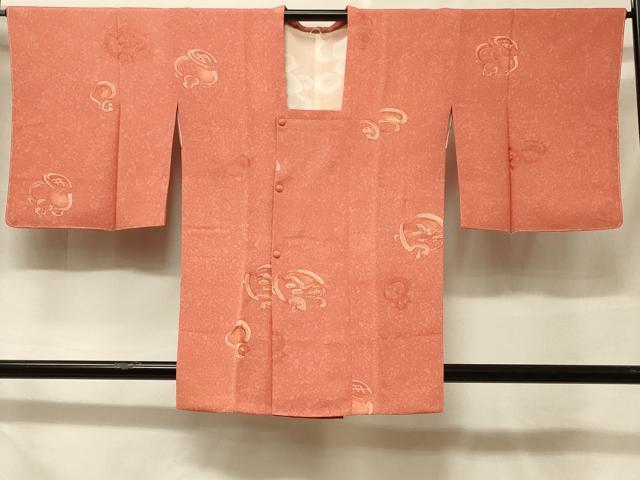 Full-Length Under-Kimono - 平和屋着物＃道行コート　地紋起こし　陶器文　正絹　逸品　未使用　CABF1422in