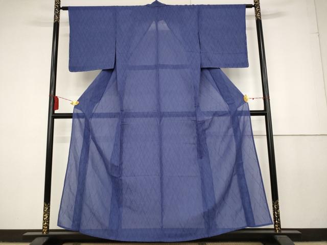 平和屋着物＊夏物 色無地 紗 紅桔梗色 正絹 逸品 未使用 AAAY8825st