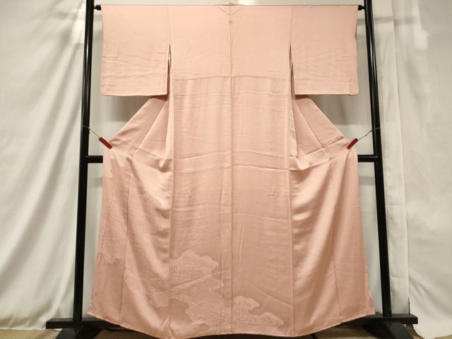 Irotome - 平和屋着物■豪華色留袖　流水花唐草地紋　一斤染色　正絹　逸品　CAAX2213in