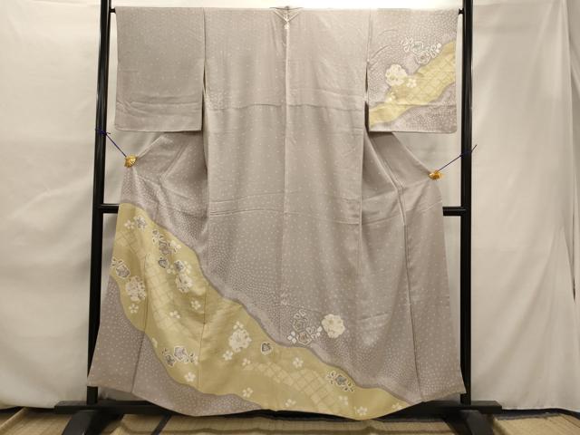 平和屋着物■訪問着　絞り　辻が花　金銀彩　正絹　逸品　AAAY7844ru