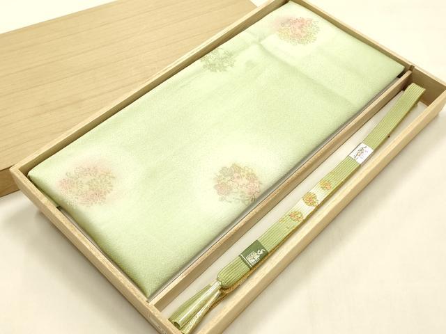 平和屋本店●和装小物 帯締め・帯揚げセット 高麗組 綾出し 花丸文 金糸 暈し染め ...