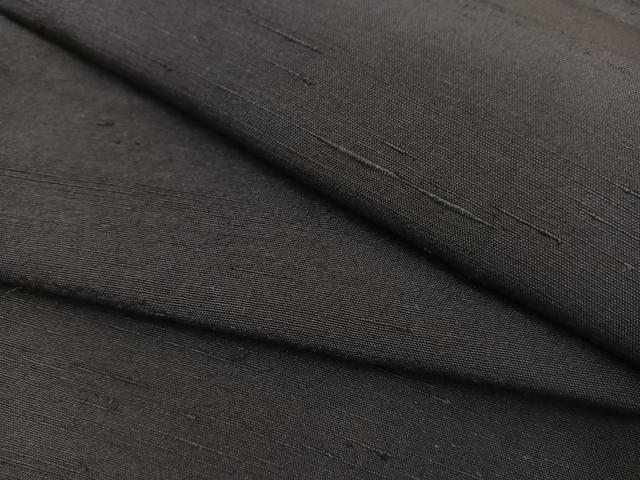 平和屋着物#男性 長羽織 紬 羊羹色 正絹 逸品 BAAU0010gt