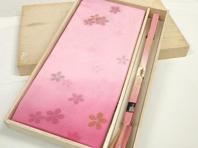 Other - 平和屋着物●和装小物　帯締め・帯揚げセット　舞花文　金彩　高麗組　金糸　逸品　未使用　DABD7643zzz