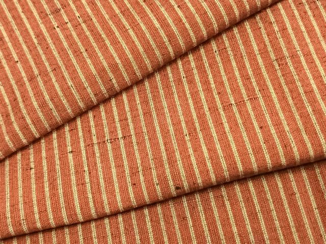 平和屋着物▽上質な紬 単衣 縞 正絹 逸品 AAAZ1558fy