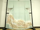 平和屋着物▽豪華色留袖 単衣 名所風景文 暈し染め 金彩 正絹 逸品 DAAS0072az