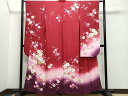 平和屋着物●豪華振袖 花車文 暈し染め 金彩 正絹 逸品 CAAW3973vf