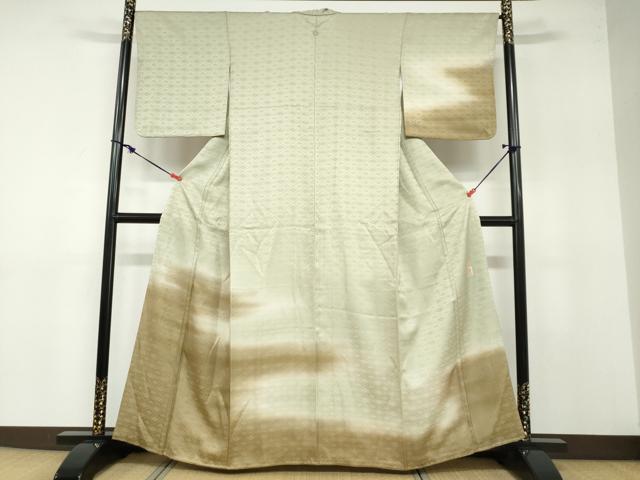平和屋着物●訪問着　作家物　花菱霞文　暈し染め　正絹　逸品　未使用　DABB0297ud