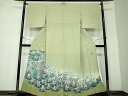 平和屋着物●本場加賀友禅作家 杉浦伸 色留袖 友禅 作家物 草花文 暈し染め 正絹 逸品 DAAQ2990ps