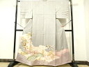 平和屋着物●豪華色留袖 駒刺繍 絞り 鳳凰御所車花文 金彩 正絹 逸品 DAAR0308yyy