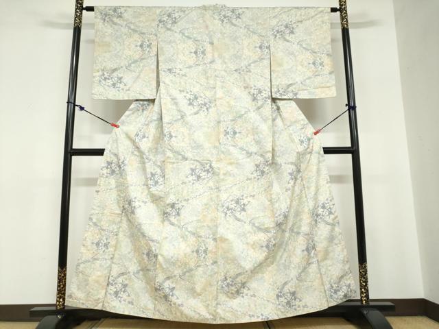 平和屋着物●本場大島紬　7マルキ　枝葉草花文　正絹　逸品　DABC2702ud heiwaya-11099324 平和屋 パッケージ画像