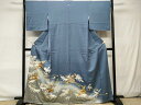 平和屋着物■豪華色留袖 飛鶴松竹梅 暈し染め 金彩 正絹 逸品 CAAV2769ev