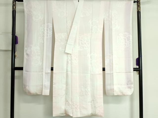 平和屋本店■振袖用長襦袢 袷 花毬地紋 逸品 未使用 DZAA5508kh5