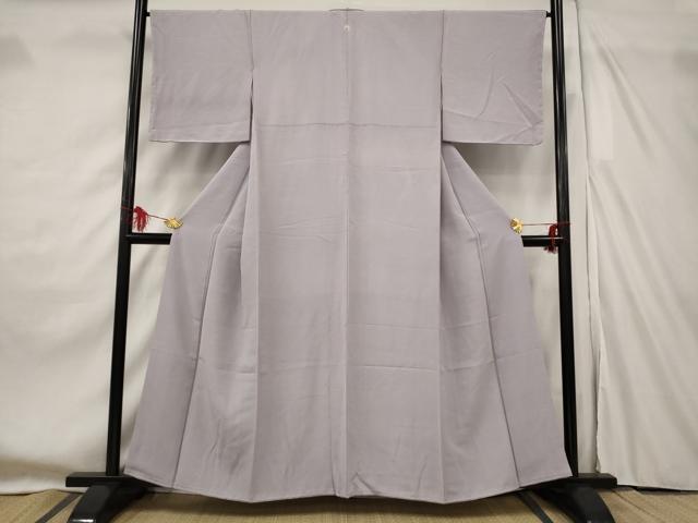 平和屋着物■上質な色無地　紋意匠　薄色　正絹　逸品　AABF8912st