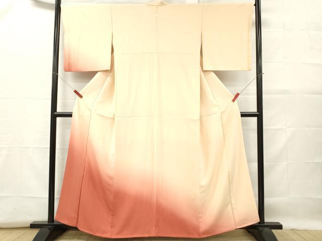 Rakuten - 平和屋着物■訪問着　霞文　暈し染め　正絹　逸品　DABF6451zy