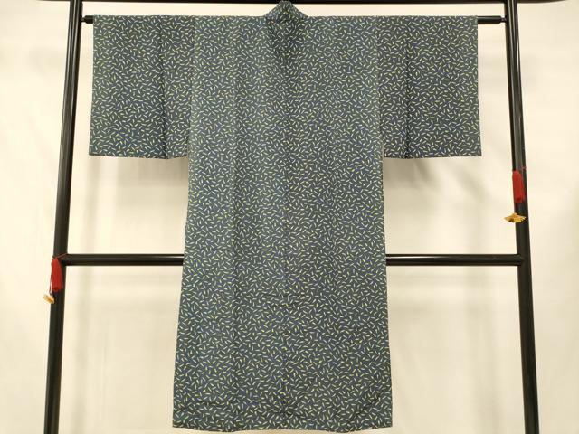 平和屋着物■男性 長襦袢 袷 成り物 唐辛子 正絹 逸品 AABF8357fw