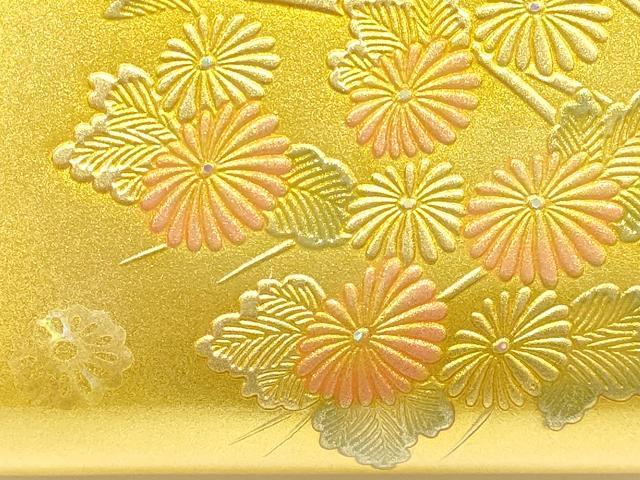 平和屋の平和屋着物▼和装小物 和装バッグ ハンドバッグ 芝草文 金彩 逸品 AABI2202ay｜アングル2