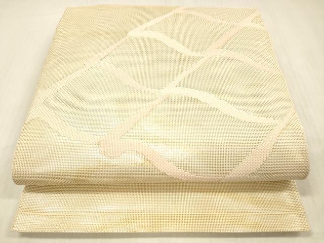 平和屋着物＊夏物　太鼓柄　本袋帯　流水瓦文　金銀糸　正絹　逸品　DABC8314cm