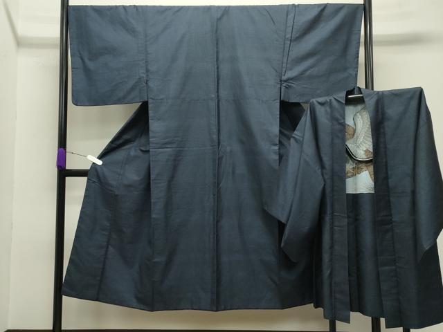 平和屋着物●男性　本場大島紬　アンサンブル　100亀甲　総詰め　正絹　逸品　CABB0246gh