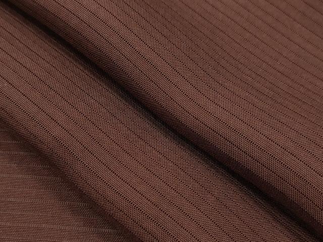 平和屋着物＊夏物　男性　色紋付　絽　焦茶色　正絹　逸品　CABB9608ze