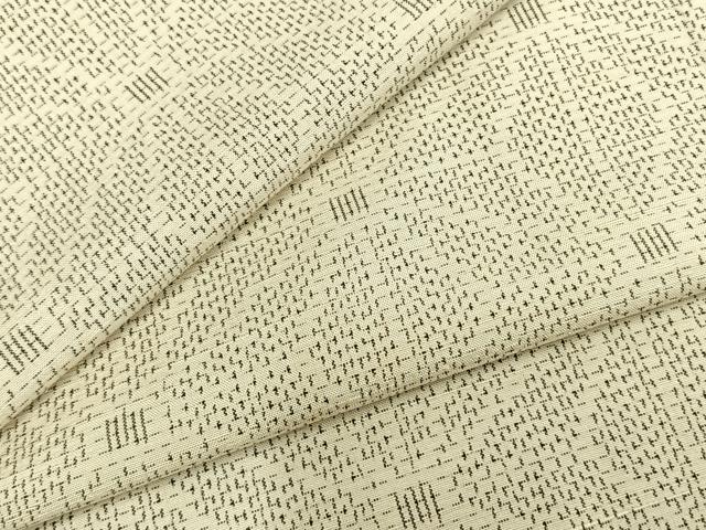 平和屋着物▽上質な紬 単衣 麻の葉文様 正絹 逸品 AABA7459fy