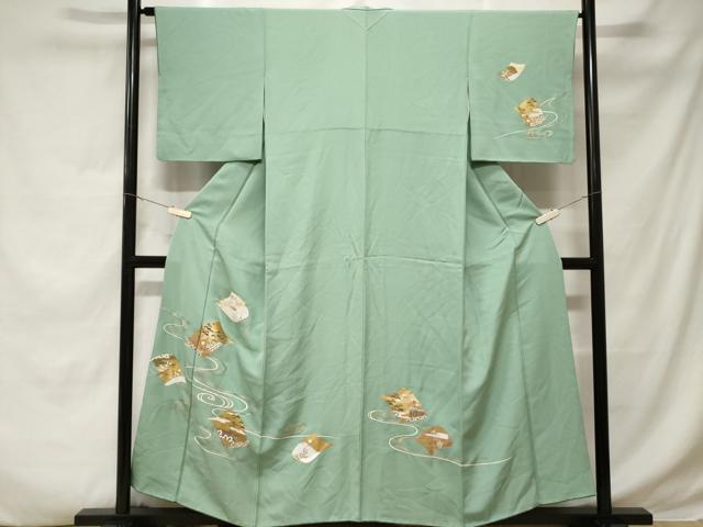 平和屋1□訪問着 立波南天文 金彩 逸品 CAAF7166ch 平和屋 訪問着