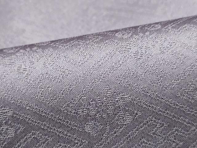 平和屋着物■上質な色無地 紗綾形花地紋 暁鼠色 正絹 逸品 DABB5410qa