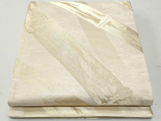 平和屋着物＊夏物　六通柄袋帯　竹　金糸　正絹　逸品　CAAW7020fb