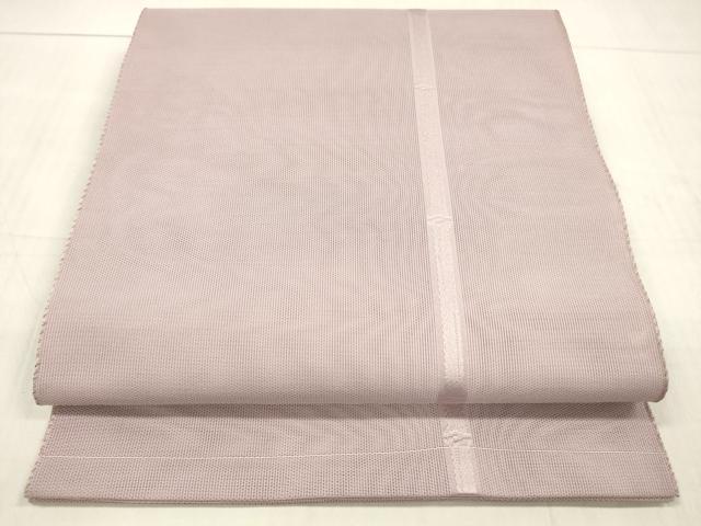 平和屋着物＊夏物　八寸名古屋帯　竹文　紅紫色　DAAW4224cm