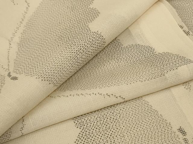 Summer Wear - 平和屋着物＊夏物　紗紬　舞蝶文　正絹　逸品　AABA6542jd