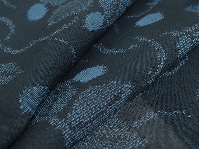 Summer Wear - 平和屋着物＊夏物　紗紬　花づくし　正絹　逸品　AABA6825st