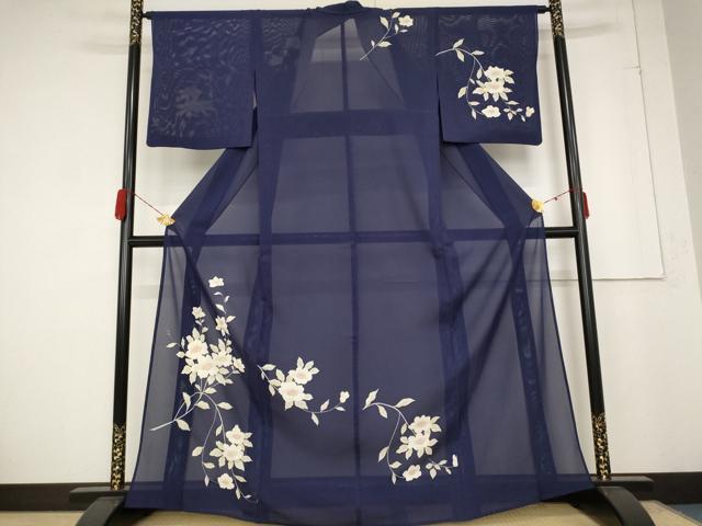 Summer Wear - 平和屋着物＊夏物　訪問着　絽　枝花文　正絹　逸品　AABA6839st