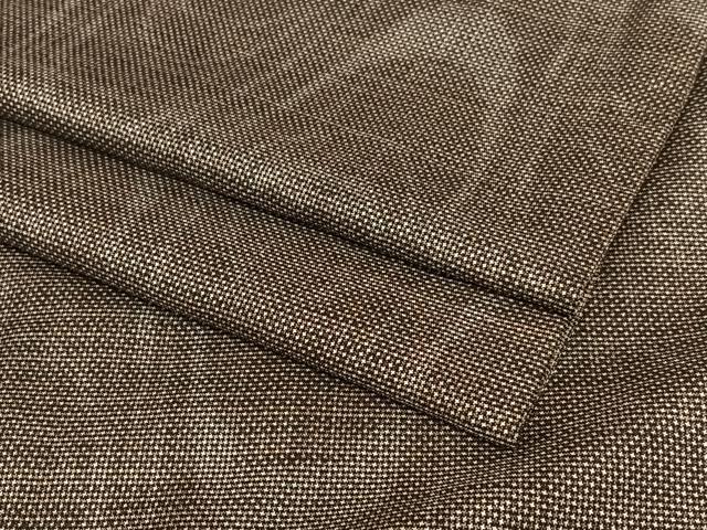 平和屋着物●本場大島紬　泥染め　7マルキ　よろけ縞　正絹　逸品　AAAT0595zg