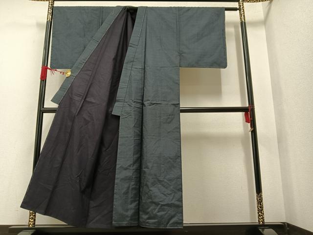 平和屋着物●男性　本場大島紬　アンサンブル　100亀甲　総詰め　正絹　逸品　AAAW0022ph