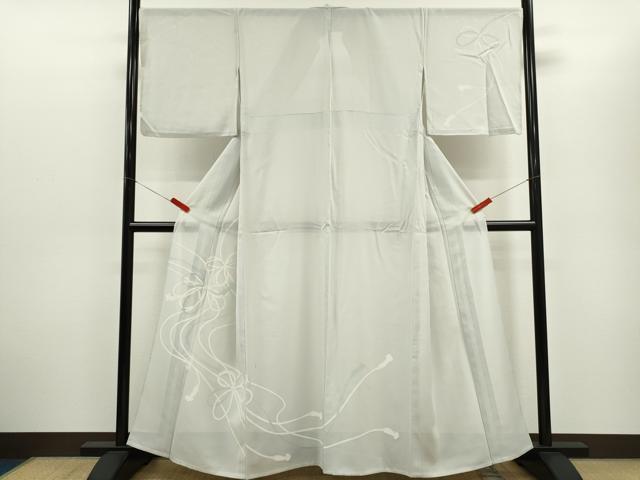 乐天商城 - 平和屋着物＊夏物 訪問着 絽 結び紐文 正絹 逸品 CABG2221ze