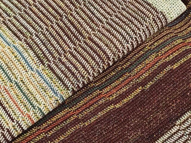 平和屋着物●つけ帯　組織　間道　金糸　正絹　逸品　未使用　DAAT0498ob