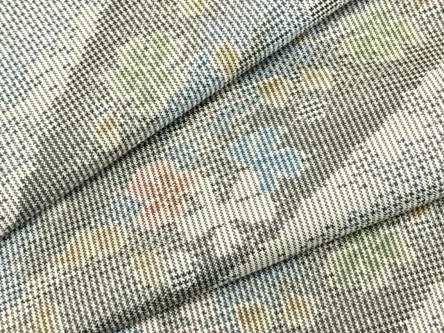 平和屋着物▽本場大島紬 単衣 舞花文 正絹 逸品 AABA7675fy