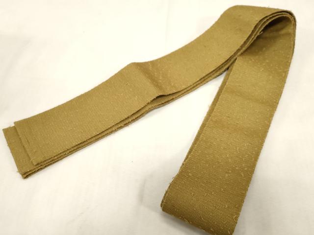 平和屋の平和屋着物●男性　本場筑前博多織　角帯　黄像色　正絹　逸品　CABG9306dy｜アングル2