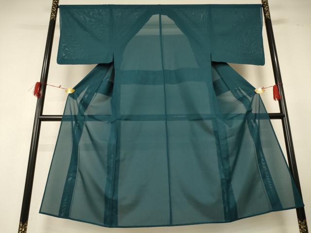 平和屋着物＊夏物　男性　色無地　絽　虫襖色　洗える着物　AABF9510jd