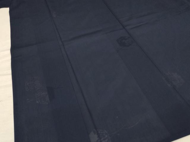 平和屋着物＊夏物　色無地　亀甲花文紗　蝋色　正絹　逸品　AABA9402jd 3
