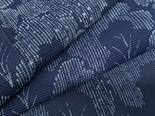 Summer Wear - 平和屋着物＊夏物　小紋　絽　樹林文　正絹　逸品　AABB0559st