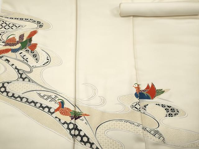 ■■■　サイズ　■■■ 長さ　　着尺分あり 幅　　　約37.5cm ■■■　商品詳細　■■■ 【正絹・未使用】 状態は接写画像のように耳部分にヤケがございます。 大変上質な逸品になります。 お安く出品致しますので、是非この機会にいかがでしょうか？ ※巻き始めに裁断跡がございます。 ■■■　注意事項　■■■ ■モニター発色の具合により色合いが異なる場合がございます。 ■寸法は多少の誤差が生じる場合がございますのでご了承ください。 ■縫込みの長さが左右非対称の場合は短い部分を記載しております。 左右非対称であってもご返品・お値引き等の保証は出来かねますので、ご了承の上ご購入をお願い致します。 ■シミ等のチェックには注意を払っておりますが、見落としがある場合もございますし、個人の見解も様々ですので神経質な方のご購入はお控えください。 ■箪笥に入っておりました着物や帯なので畳みシワや匂いがあるものもございます。 ■お休みは基本的に土日祝となりますが、その他臨時でお休みする場合がございますのでご了承ください。 ■商品の発送は平日のみの発送となります。 ■夜間と土曜、日曜日はお問い合わせの回答が遅れる場合がございます。 ■当店では、お直し、紋入れ、お手入れ等は承っておりません。 ■生地の状態（ヤケ、経年劣化等）によってはサイズ直しが出来ない場合がございます。 その点もどうかご了承のうえ、ご購入をお願いいたします。 ■弊社で取り扱う商品は一点ものにつき、時期や在庫状況に応じて金額が変更となる場合がございます。 ■検針は行っておりません。予めご了承いただきますようお願いいたします。 ■【洗える着物】と記載のある商品におきましては、商品お届け後に洗濯を行ってしまってからのご返品にはご対応しかねます。 念の為、専門店でのお手入れをお願いいたします。 ■着物のサイズ目安は下記を参考ください↓ ＜女性着物＞　お端折り次第で＋5cm　−1cmが着用可能サイズ 　例）身丈170cmの場合、身長160cm〜175cm ＜男性着物＞　身丈＋約25cm〜27cm程が適応身長 　例）身丈155cmの場合、身長180〜182cm