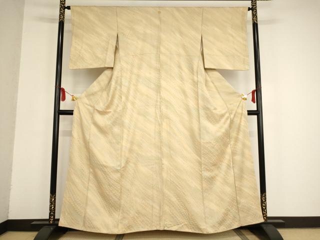 平和屋着物■上質な小紋 霞文 暈し染め 鈴乃屋扱い 正絹 逸品 AAAQ3768ja