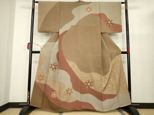 平和屋着物▼訪問着 総刺繍 中国三大刺繍 スワトウ刺繍 汕頭刺繍 飾花文 金彩 正絹 逸品 AAAU4782ck 平和屋着物▼訪問着 総刺繍 中国三大刺繍 スワトウ刺繍 汕頭刺繍 飾花文 金彩 正絹 逸品 AAAU4782ck